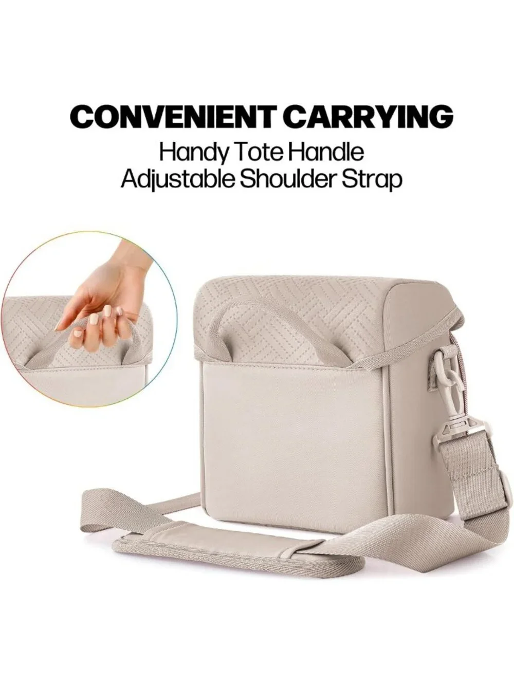 Stylish Crossbody Camera Sling Bag for Instant Cameras | Adjustable